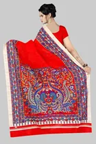 शारदा क्रिएशन सिल्क कलमकारी प्रिंटेड साड़ी 