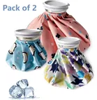 Reusable Ice Cold Pack for Pain Relief (Multicolor, Pack of 2)