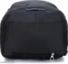 Nylon Backpack for Men & Women, Black