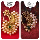 Alloy Nath Nosepins for Women (Multicolor, Pack of 2)
