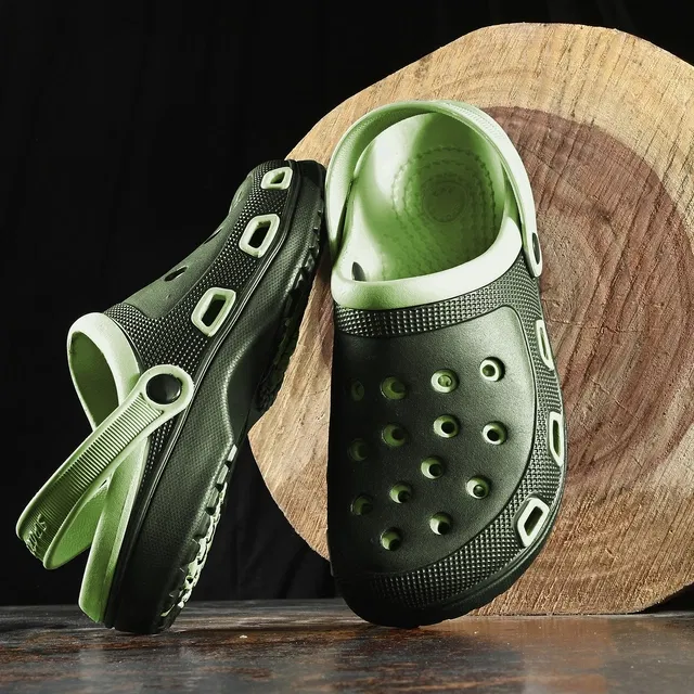 Clogs for Men (Green, 8)