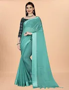 Chiffon Solid Saree for Women 