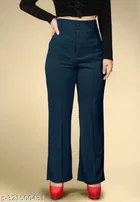 Cotton Blend Trouser for Women 