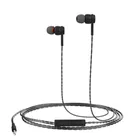 Portronics High Bass Wired Earphone,Black
