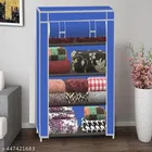 Metal 4 Layer Collapsible Multipurpose Rack 