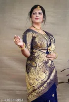 Banarasi Silk Zari Woven Saree for Women 