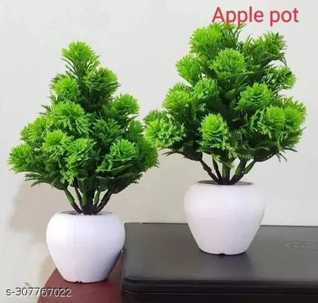 Plastic Artificial Flower (Multicolor, Pack of 2)