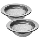 REALISTIC AIRCOOL Stainless Steel Sink Strainer Kitchen Drain Basin Basket Filter Stopper Drainer/Jali, Pack of 2)