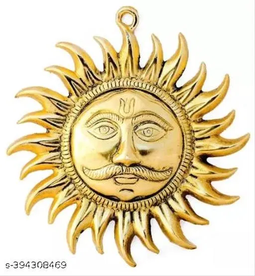 Brass Surya Yantra Wall Hanging