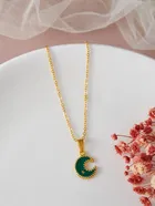 Gold Plated Chain & Pendant for Women & Girls 