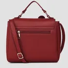 Syntethic Leather Solid Sling Bag for Women 