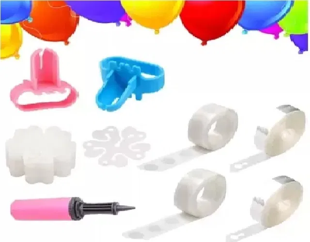 Party Decoration Kits (White, Set of 12)