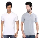 Solid Polo T-shirt for Men, Pack of 4 