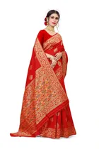 Jacquard Embellished Saree for Women 