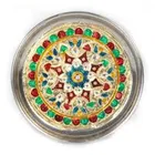 Stainless Steel Decorative Pooja Thali 
