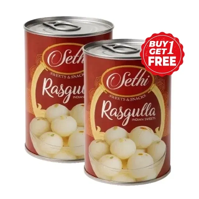 सेठी रसगुल्ला 2X500 g ( बय 1 गेट 1 फ्री )