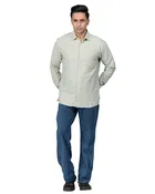 Poly Cotton Full Sleeves Printed Shirt for Men 