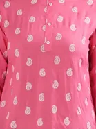 Ethnic Motif Printed Rayon Short Kurti 