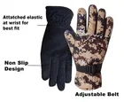 Viscose Rayon Checked Full Hand Gloves for Men & Women 