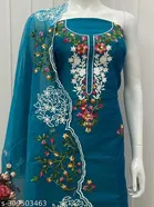 Embroidered Unstitched Suit for Women 