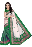 Silk Printed Saree for Women 
