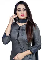 Cotton Suit Fabric with Dupatta for Women 