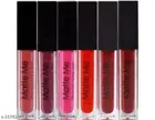 Combo of Eyeliner with 6 Pcs Matte Me Liquid Lipsticks 