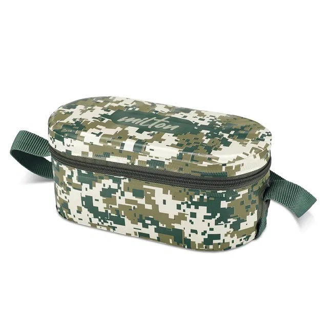 MILTON 3 Container Lunch Box (Multicolor, 1010 ml) with Bag