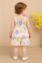 Rayon Printed Clothings Set for Girls 
