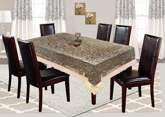 PVC Table Cover (Multicolor, 40x60 Inches)