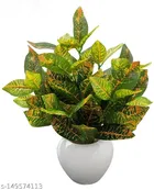 Plastic Artificial Flower With Pot,Multicolour