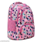Polyester Backpack Bag, Pink