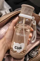 Keep Happy Sipper water bottle 750 ML Brown