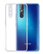 Rubber Back Cover for Vivo V15 