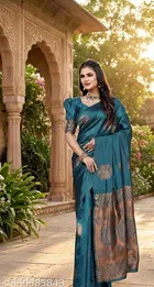 Banarasi Silk Party Saree for Women 