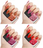 Quick Dry Nail Polish, Multicolor, Pack of 4