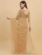 Net Floral Saree for Women 