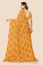 Georgette Printed Saree for Women 