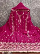 Embroidered Punjabi/All Over Suits Semi-Stitched Suits 