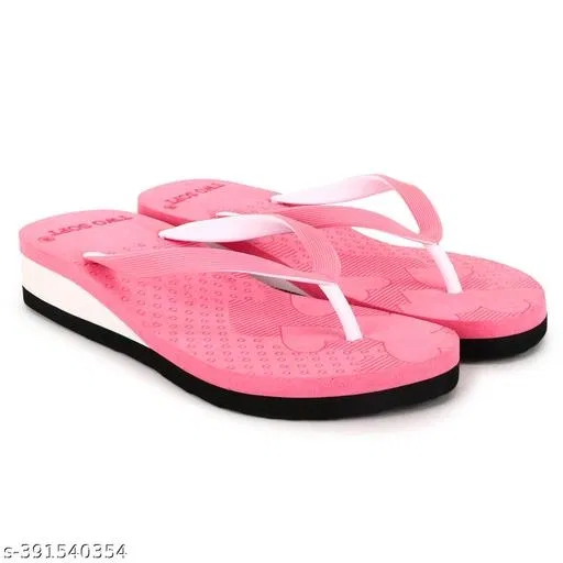 Flip-flops for Women (Peach, 4)