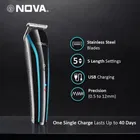 Nova NHT 1073-00 USB Runtime: 60 min Trimmer for Men [Black and Blue]