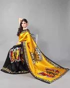 SVB प्रिंटेड साड़ी फॉर वीमेन 