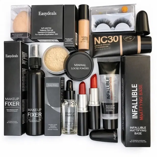 Makeup Kit Combo, Set of 10