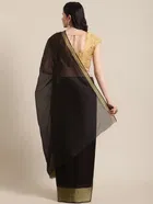 Chanderi Silk Dyed/ Washed Saree for Women 