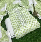 Cotton Printed Unstitched Dress Material for Women 