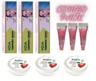 Combo of 3 Pcs Keva Turmeric Cream Enti-Septic (15 g), 3 Pcs Kaipo Fruit Cream (15 g) & 3 Pcs Kaipo Lip Guard (10 g) (Set of 3)