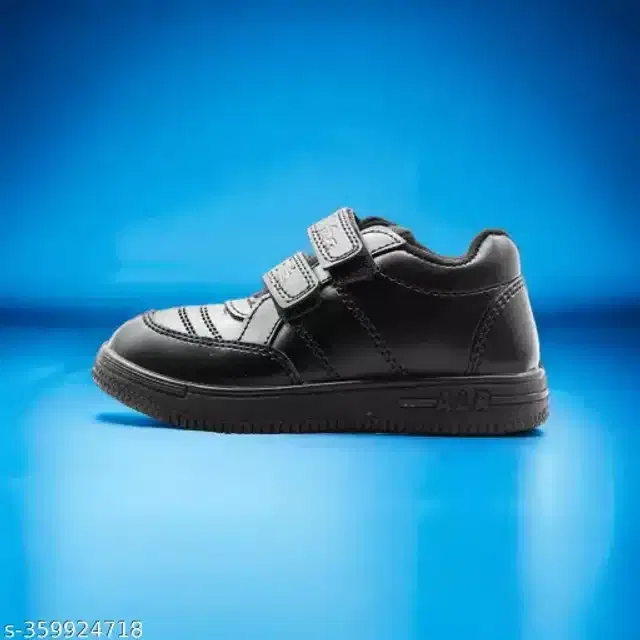 School Shoes for Boys (Black, 9)