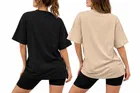 Oversized Cotton Blend T-shirts for Women 
