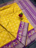 Jacquard Zari Woven Saree for Women 