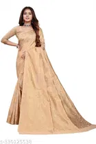 Chanderi Cotton Zari Woven Saree for Women 